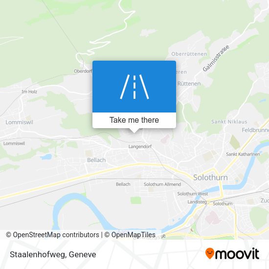 Staalenhofweg map