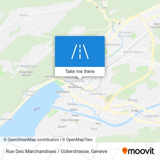 Rue Des Marchandises / Güterstrasse map