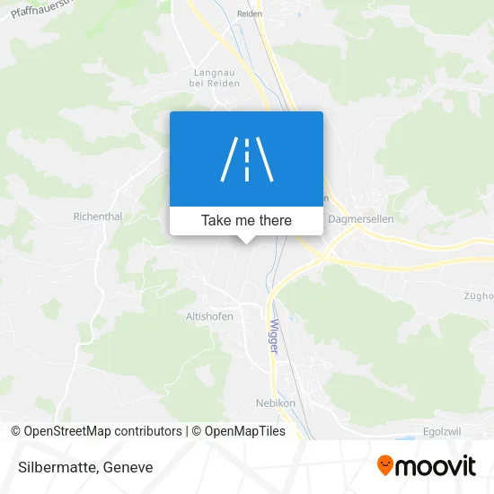 Silbermatte map