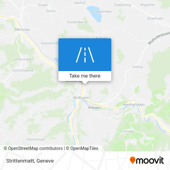 Strittenmatt map