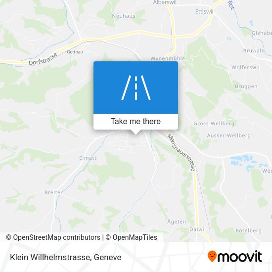 Klein Willhelmstrasse map
