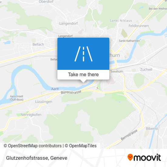 Glutzenhofstrasse map