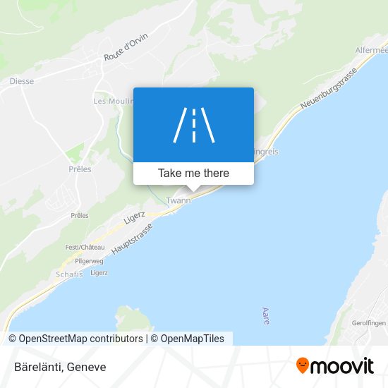 Bärelänti map