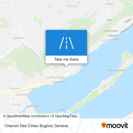 Chemin Des Côtes Bugnot map