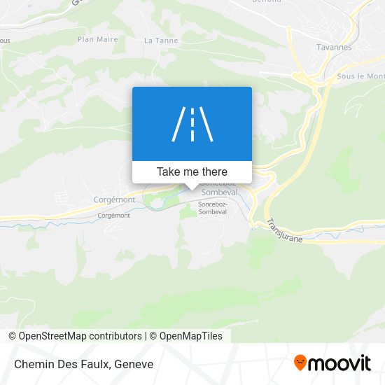 Chemin Des Faulx map