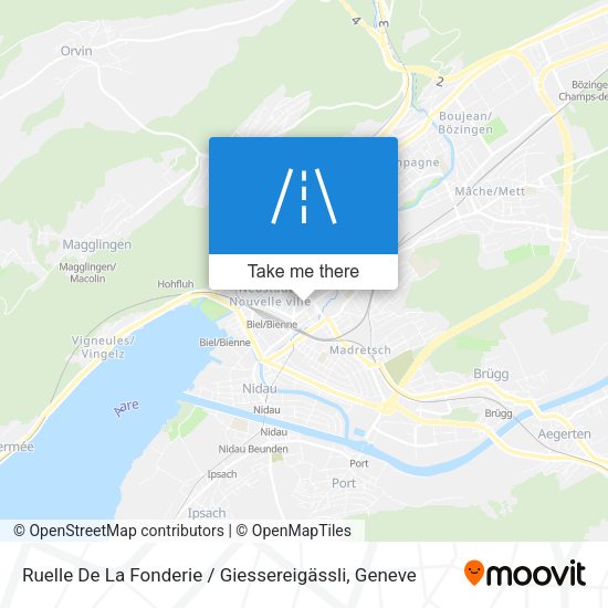 Ruelle De La Fonderie / Giessereigässli map
