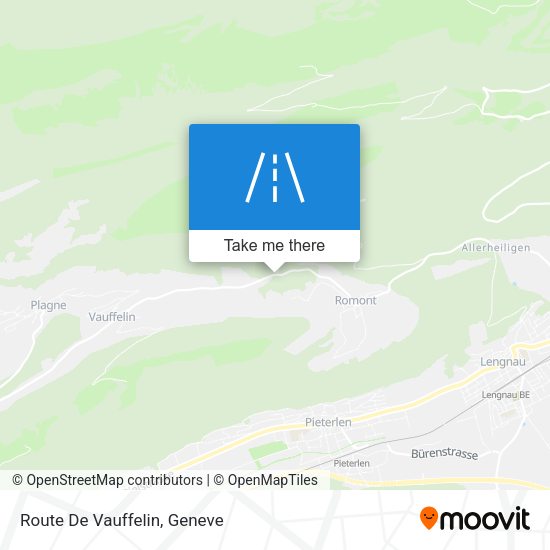 Route De Vauffelin map
