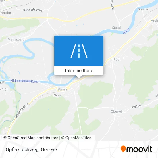 Opferstockweg map