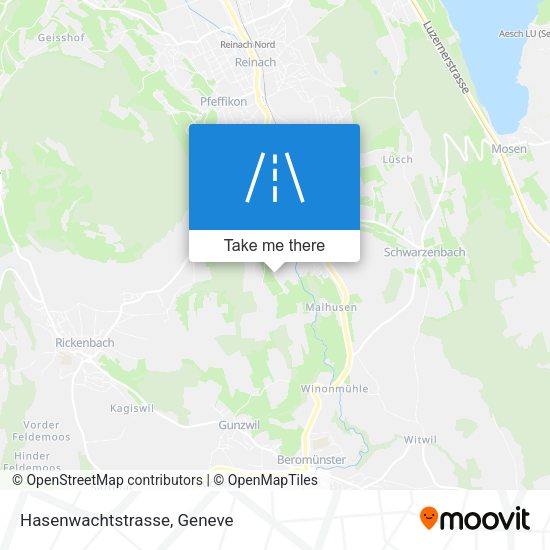 Hasenwachtstrasse map