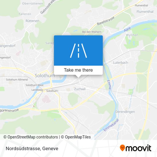 Nordsüdstrasse map