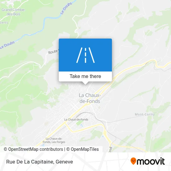 Rue De La Capitaine map