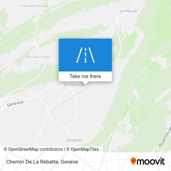 Chemin De La Rebatte map