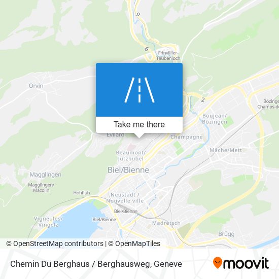 Chemin Du Berghaus / Berghausweg plan