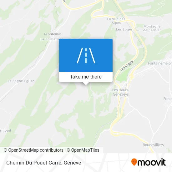 Chemin Du Pouet Carré map