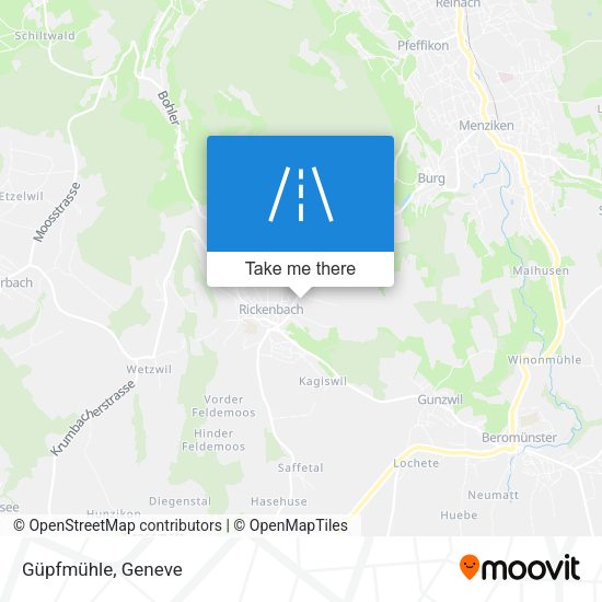 Güpfmühle map
