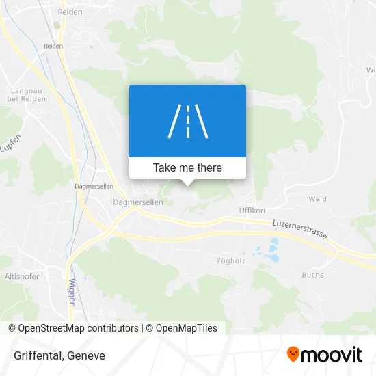 Griffental map