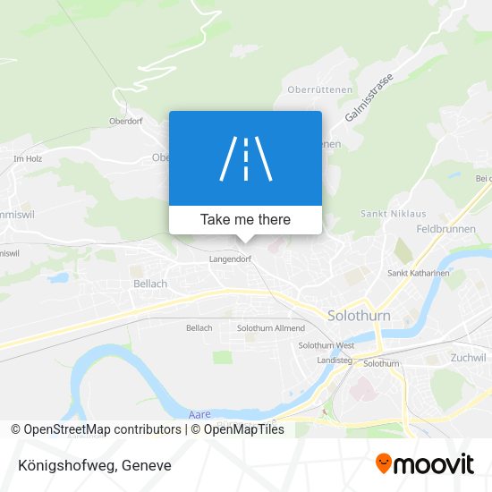Königshofweg map