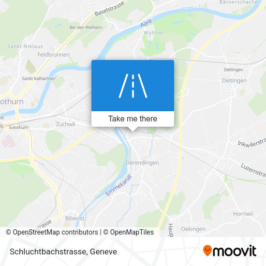 Schluchtbachstrasse map