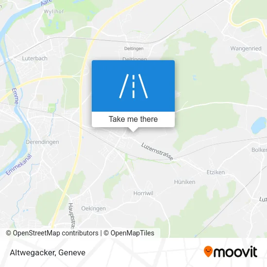 Altwegacker map