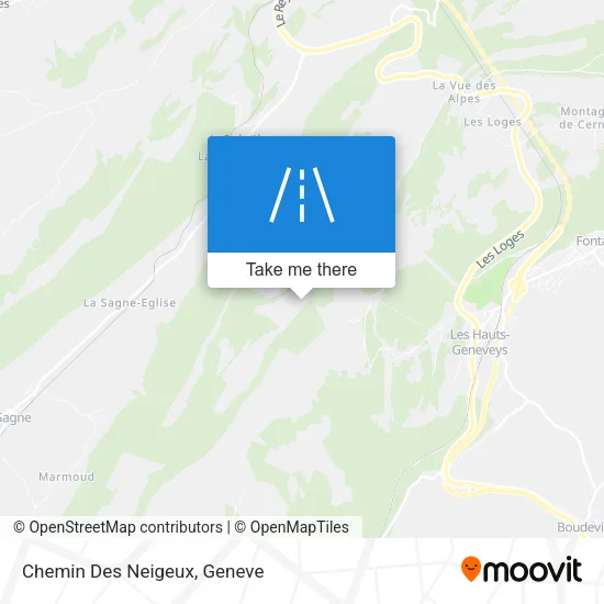 Chemin Des Neigeux map