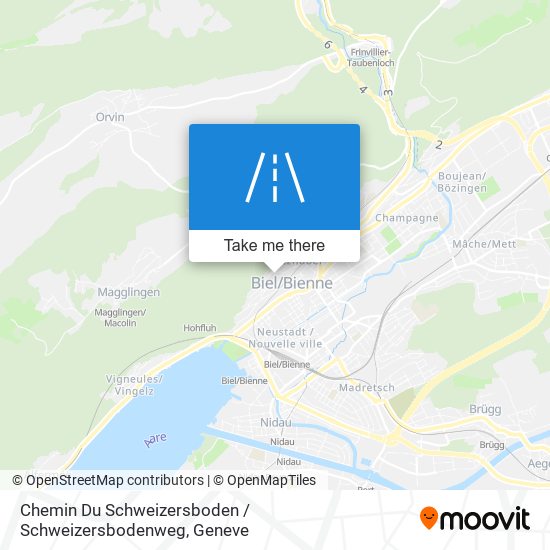 Chemin Du Schweizersboden / Schweizersbodenweg plan