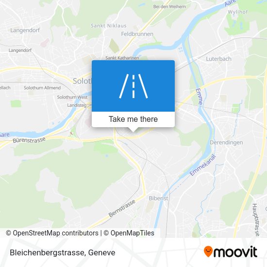 Bleichenbergstrasse map