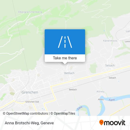 Anna Brotschi-Weg map