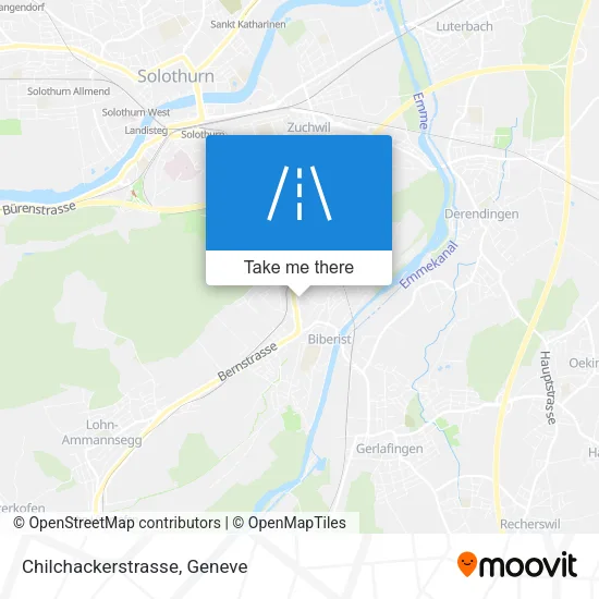 Chilchackerstrasse map
