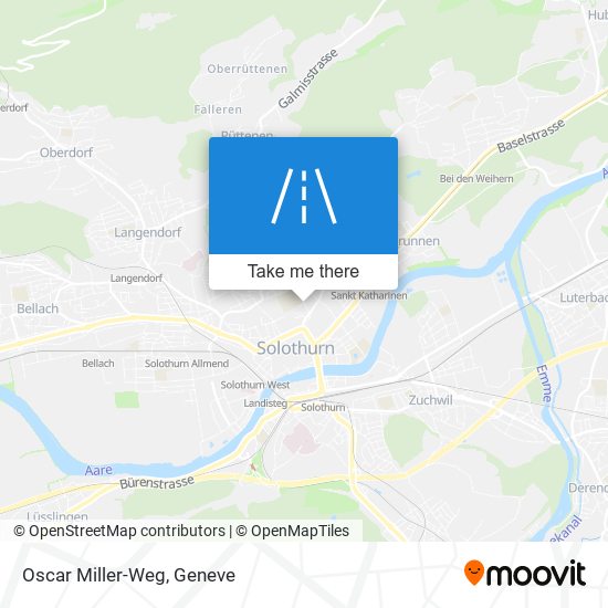 Oscar Miller-Weg map