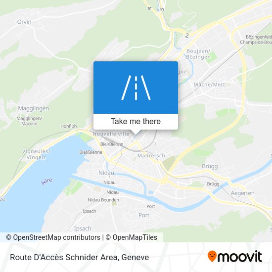 Route D'Accès Schnider Area map