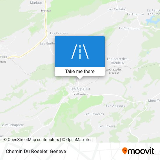 Chemin Du Roselet map