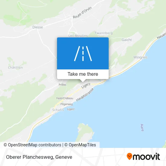 Oberer Planchesweg map