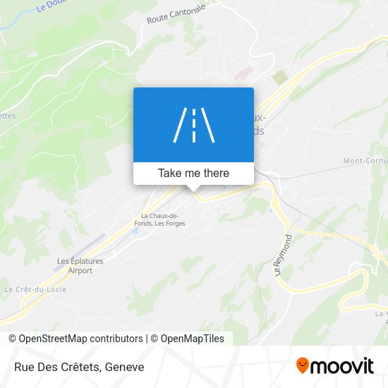 Rue Des Crêtets map