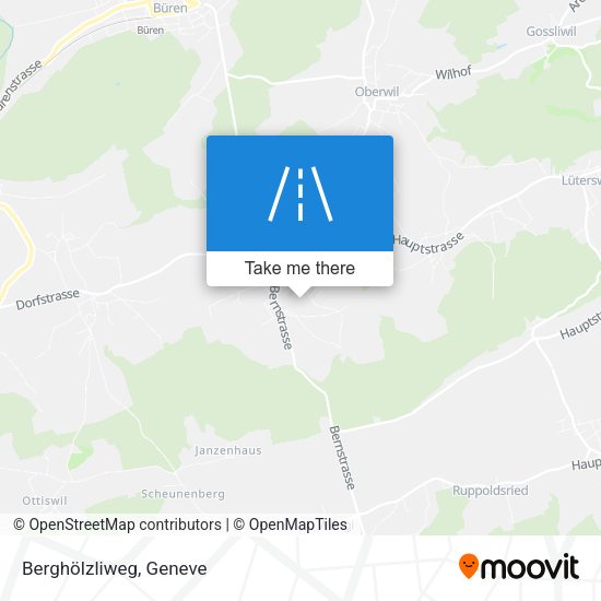 Berghölzliweg map