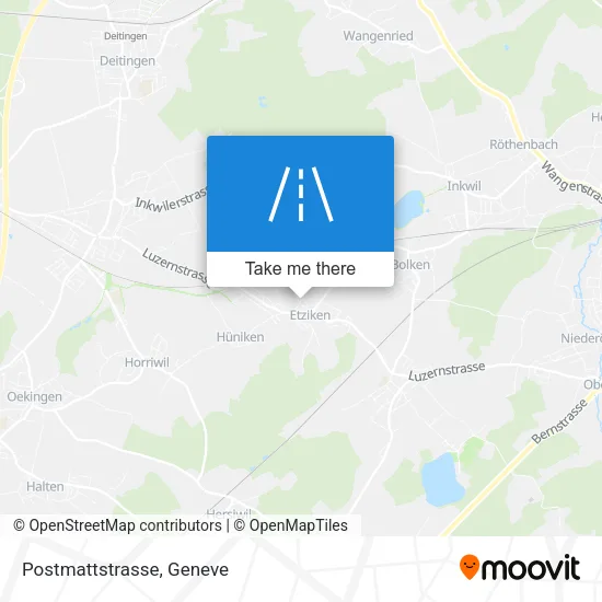 Postmattstrasse map