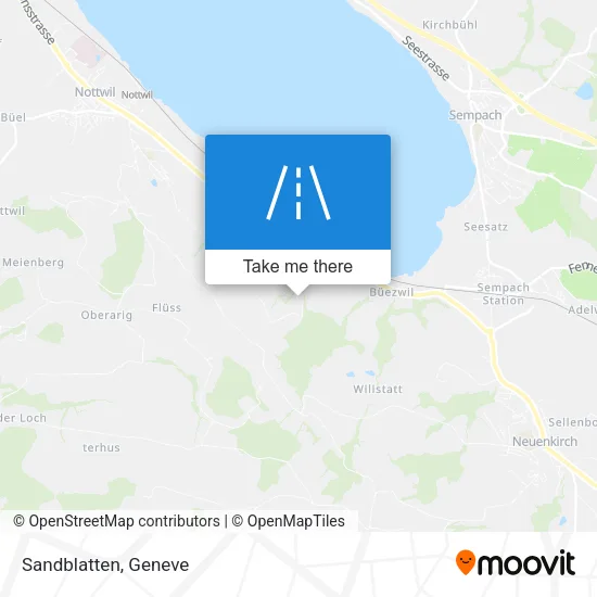 Sandblatten map