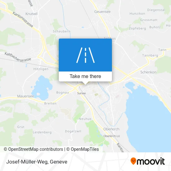 Josef-Müller-Weg map