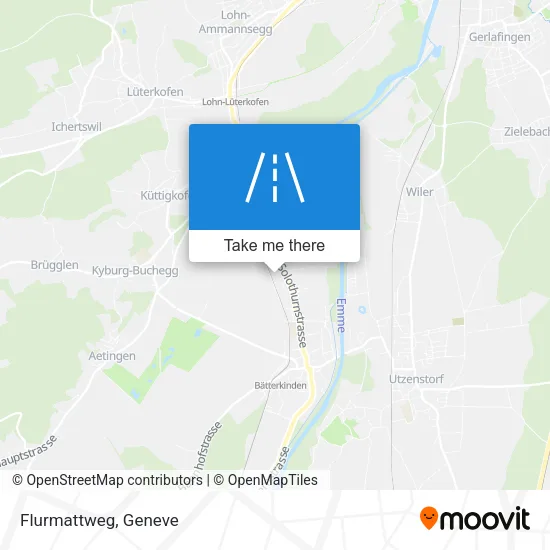 Flurmattweg map