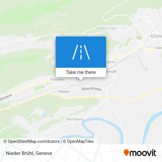Nieder Brühl map