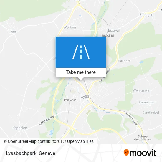 Lyssbachpark map