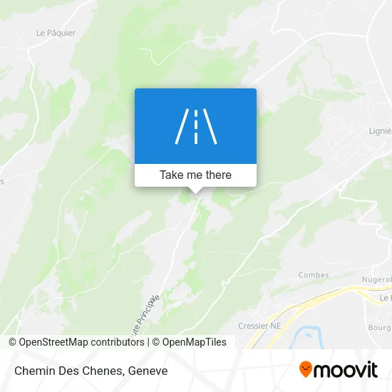 Chemin Des Chenes map