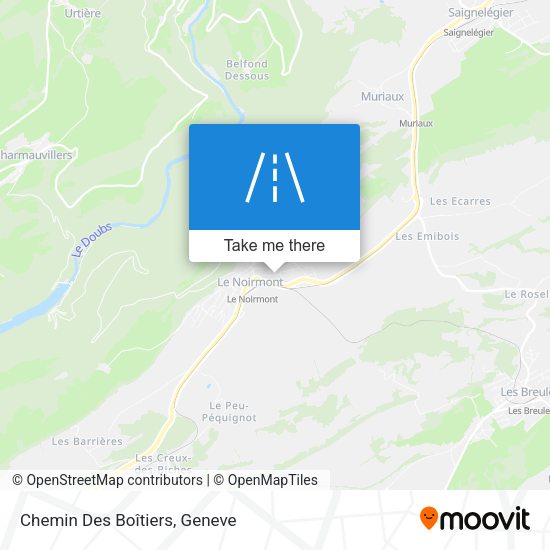 Chemin Des Boîtiers map