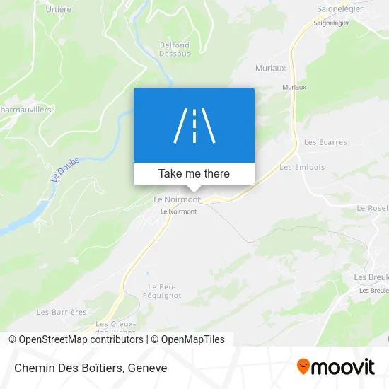 Chemin Des Boîtiers map