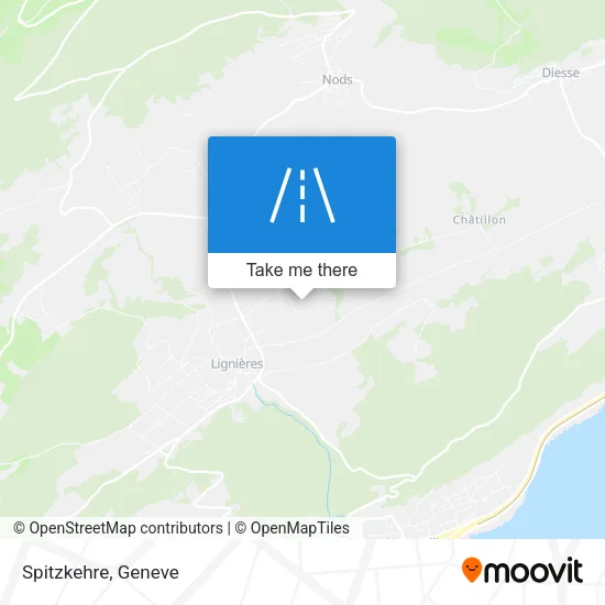 Spitzkehre map