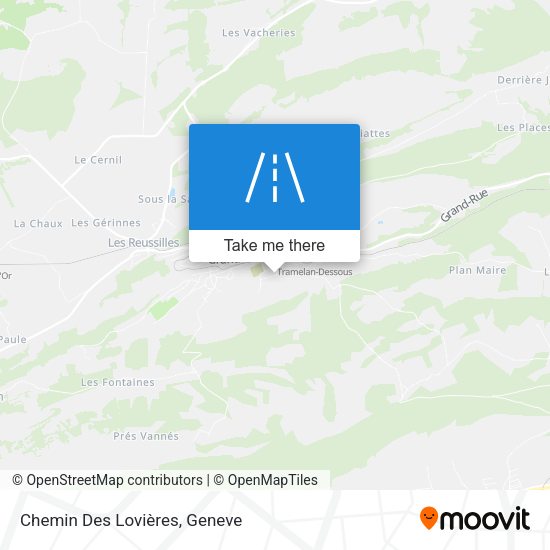 Chemin Des Lovières map