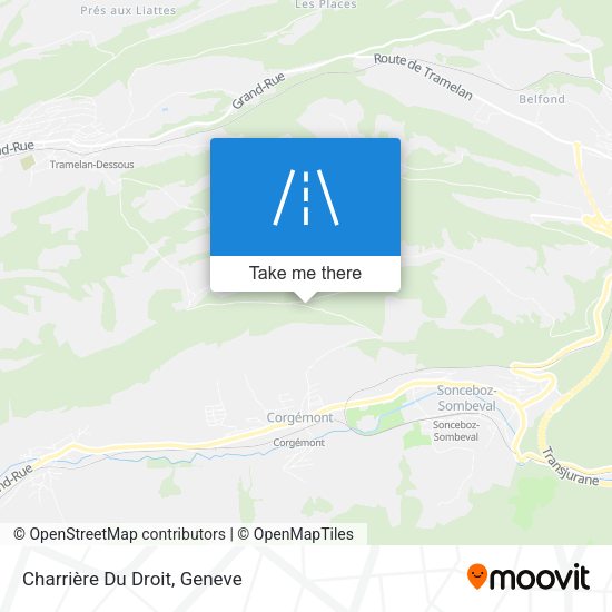 Charrière Du Droit map