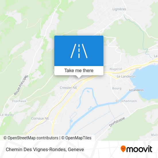 Chemin Des Vignes-Rondes map