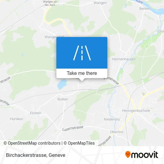 Birchackerstrasse map