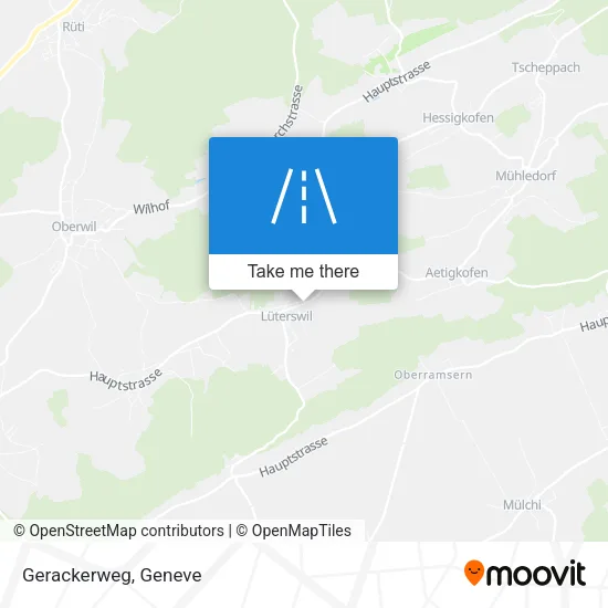 Gerackerweg map