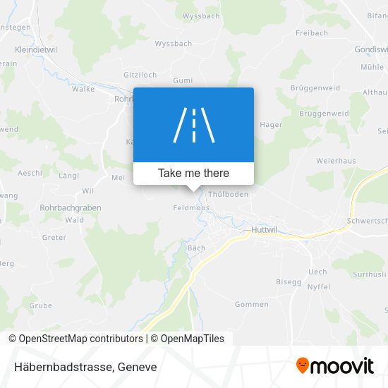 Häbernbadstrasse map